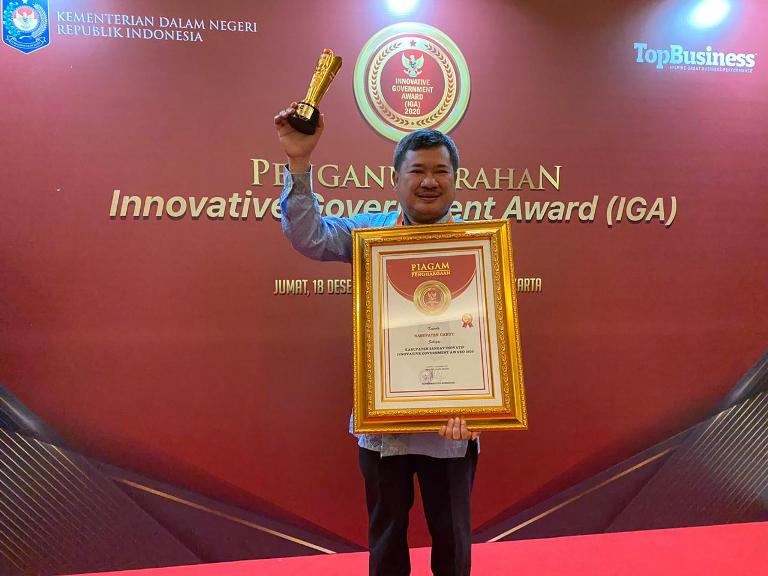 Garut Raih Penghargaan Kabupaten Sangat Inovatif Dari Kemendagri