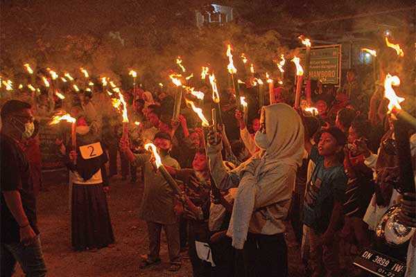 Tradisi Pawai Obor di Garut Dalam Menyambut Tahun Baru Hijriah