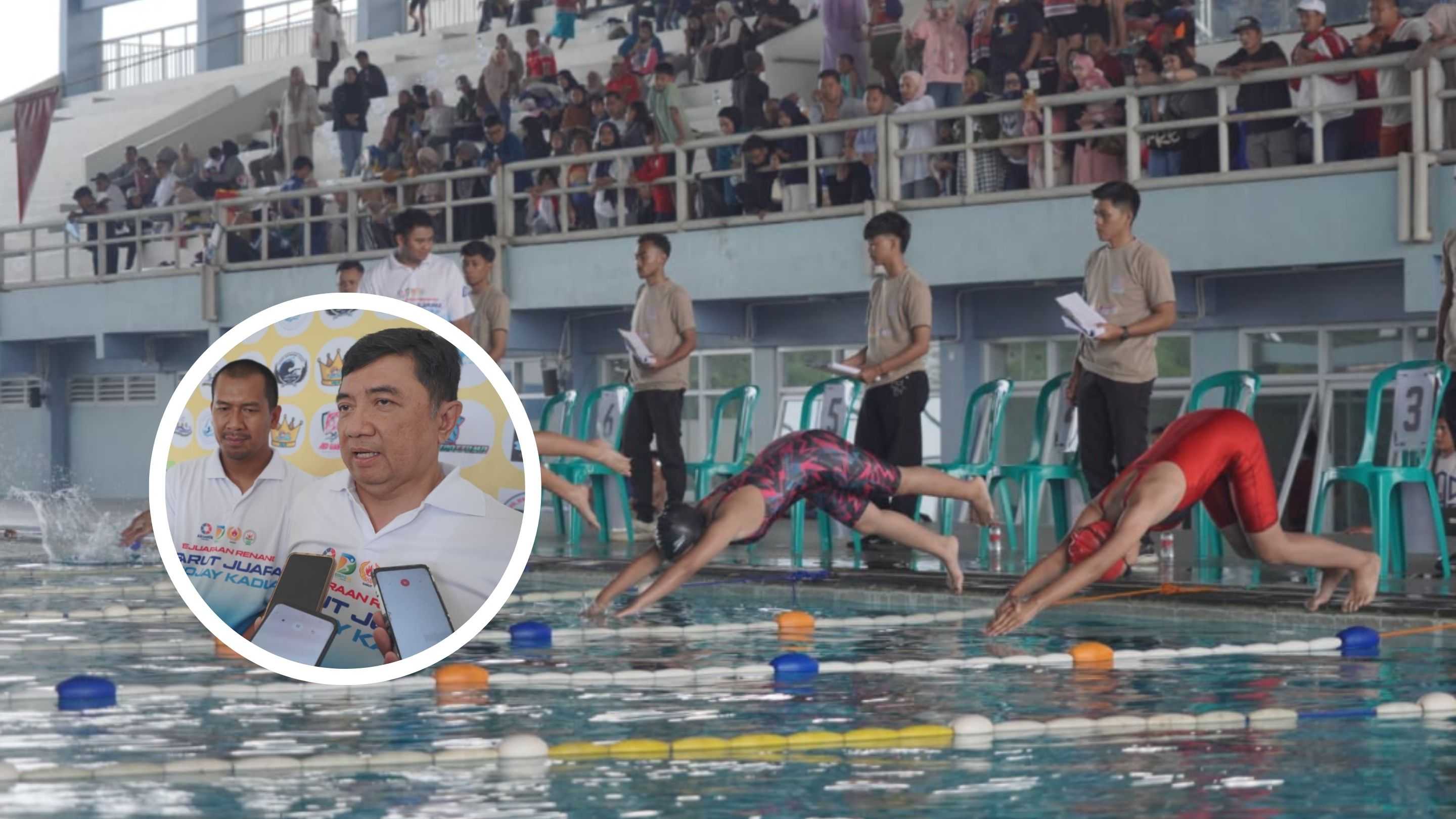 545 Atlet Adu Kemampuan dalam Juara Ngojay Kadua 2026 di GOR Akuatik Talaga Bodas